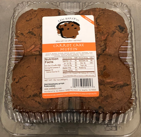 Zen Bakery Carrot Cake Muffins